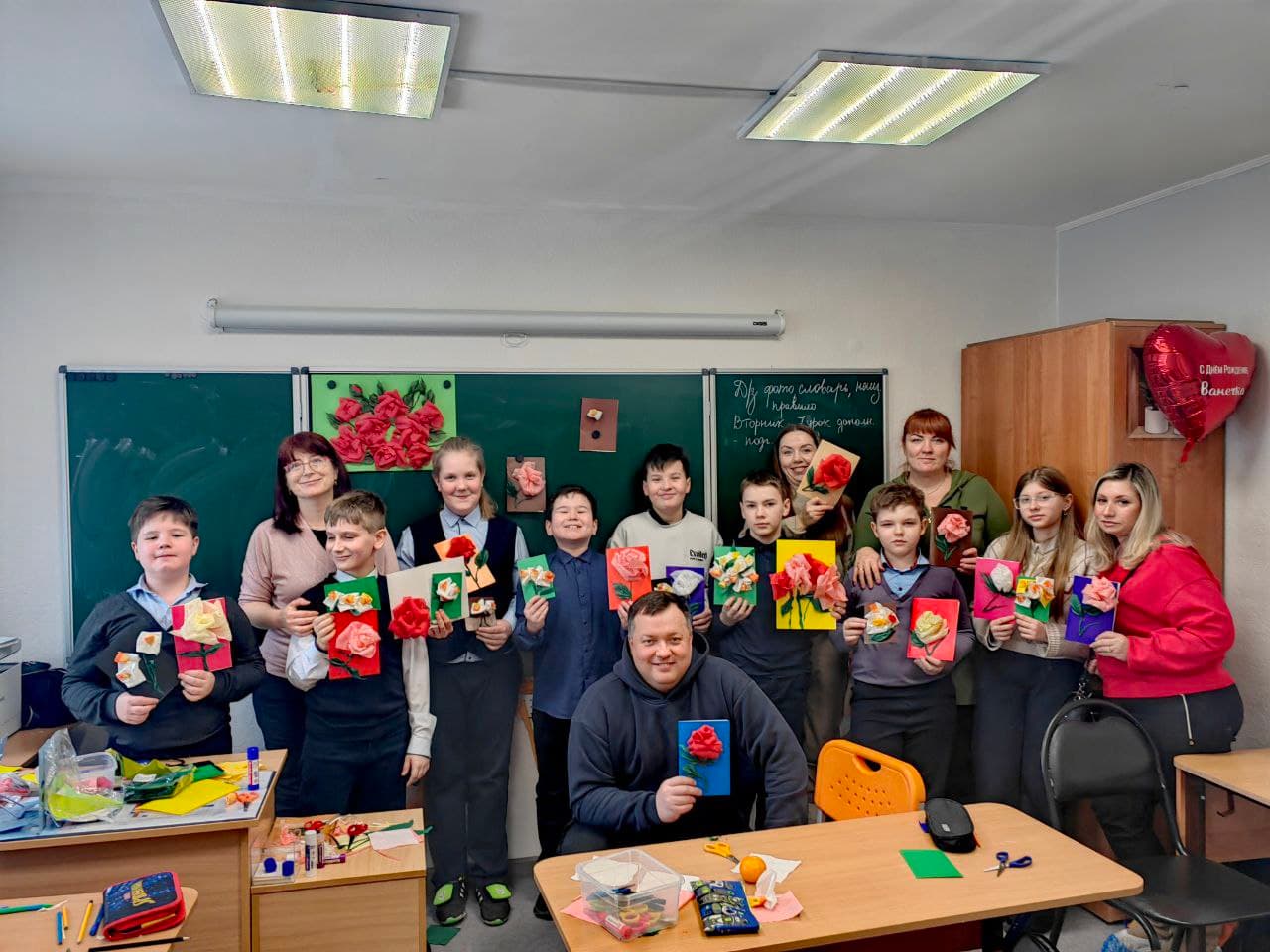 Мастер-класс: ученики показывают свои работы